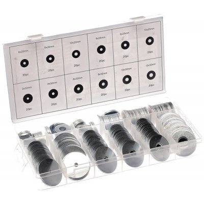 Sada ocelových podložek 240 ks 31811 | Zboží Auto