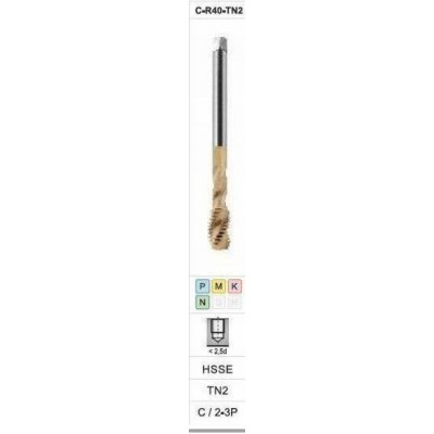 Fanar THREAD M18 DIN-376C R40 (6H) HSSE TIN 800X – Hledejceny.cz