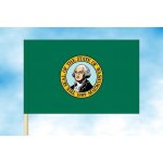 LIBEA, s.r.o. Washington vlajka Rozměr: 60×90 cm, Uchycení: Návlek na žerď – Hledejceny.cz