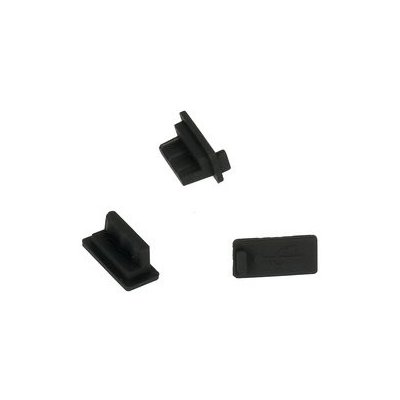 Záslepka pro konektor USB, barva černá - 10 ks balení – Hledejceny.cz