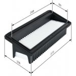 Vzduchový filtr BOSCH F 026 400 128 – Hledejceny.cz