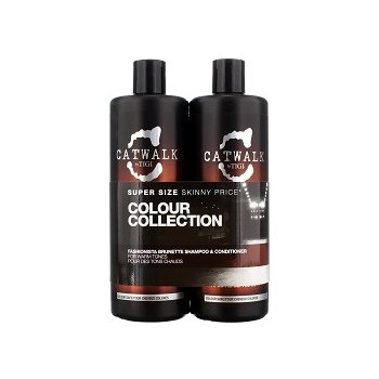 Tigi Catwalk Colour Collection Brunette Fashionista Brunette 750 ml + kondicionér Catwalk Fashionista Brunette 750 ml dárková sada