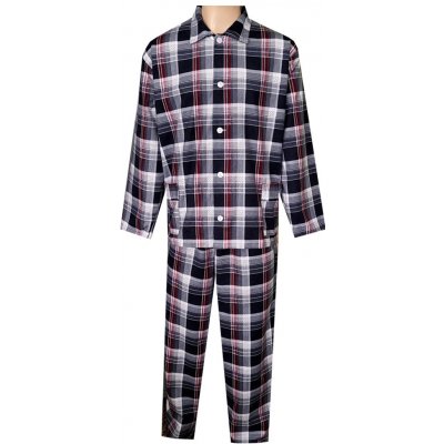 Foltýn pánské pyžamo flanelové PF25 vínová kostka – Hledejceny.cz