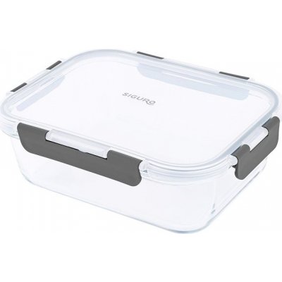 Siguro Dóza Glass Seal 1,5 l 7,5 x 23,5 x 18 cm – Zboží Dáma