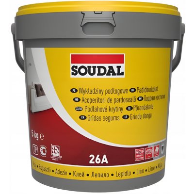 SOUDAL 26A Lepidlo na podlahové krytiny 5kg – Zboží Mobilmania