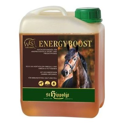 St Hippolyt WES Energy Boost Směs lněného oleje oleje z rýžových klíčků a konopného oleje 5 l – Zboží Dáma