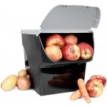 Vilde Úložný box na brambory a cibuli s větráním Vegbox černý 14 l - 10 kg – Zboží Dáma