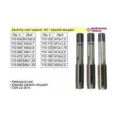 Market Závitník M3 sada NO – Hledejceny.cz