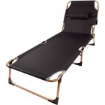 KIK KX3909_1 Skládací polní lůžko 193 cm šedá – Zboží Mobilmania