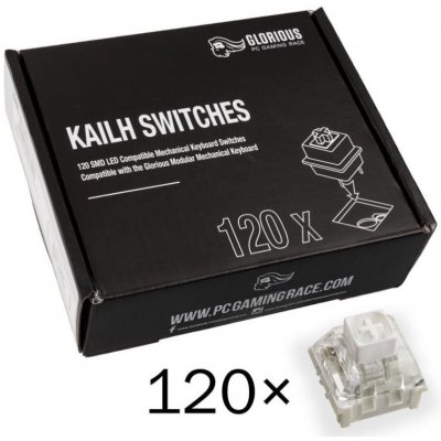 Glorious Kailh Box White Switches 120 ks – Zboží Živě