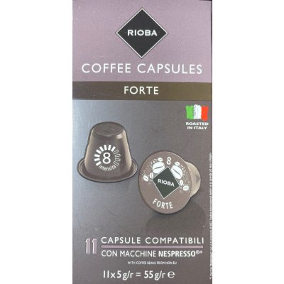 Rioba Espresso Forte kapsle 11 ks – Zbozi.Blesk.cz