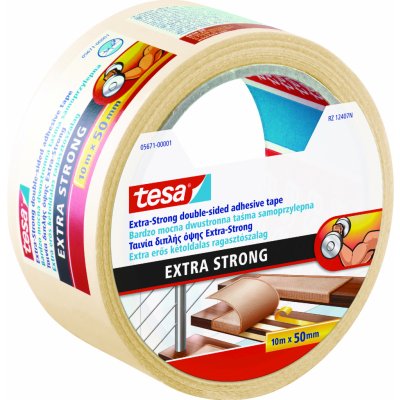 Tesa Oboustranná lepicí páska Extra Strong 50 mm x 10 m – Zbozi.Blesk.cz