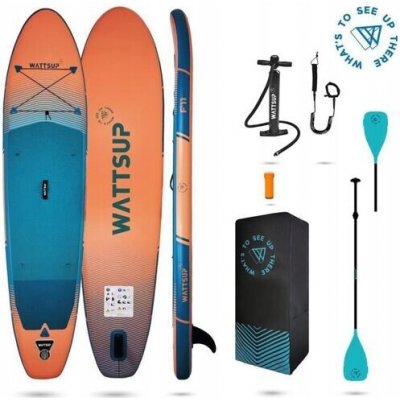 Paddleboard WATTSUP F11 11'0 MINICOMBO 335 cm s pádlem SUP/KAJAK, nosnost do 150 kg – Sleviste.cz
