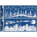 ANDĚL Okenní fólie město a les s glitrem 21 x 59,5 cm – Hledejceny.cz