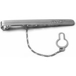 Zlatnictví Zlatíčko kravatová spona rytá 000.00006 stříbrná – Zboží Dáma