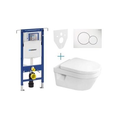 Geberit Duofix Special tlačítko Sigma01 alpská bílá WC Villeroy & Boch Architectura + SEDÁTKO 111.355.00.5 AZ1 – Zboží Mobilmania