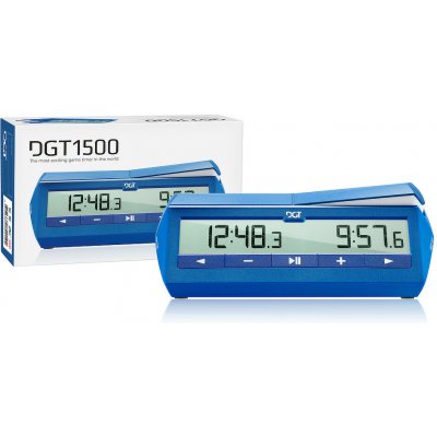 Šachové hodiny DGT1500 modré – Zbozi.Blesk.cz