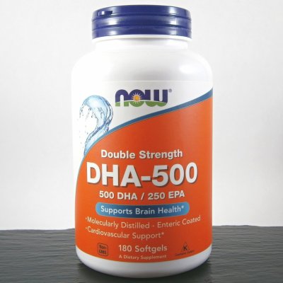 Now Foods DHA 500 mg EPA 250 mg 180 softgel kapslí