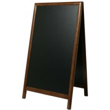 Noble Class Nabídková stojanová tabule SANDWICH 120 x 70 cm, tmavě hnědá