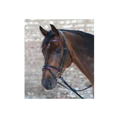 ELT Kožená uzdečka Diamond s barevnou čelenkou černo růžová – Hledejceny.cz