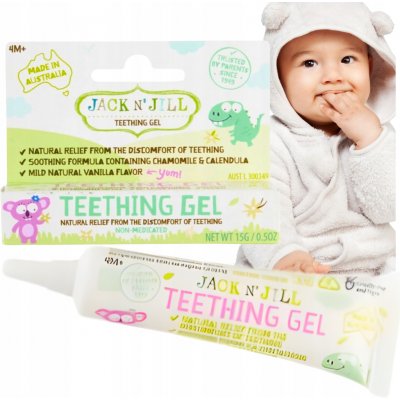 Jack N´ Jill Gel na prořezávající se zoubky 15 g – Zboží Dáma