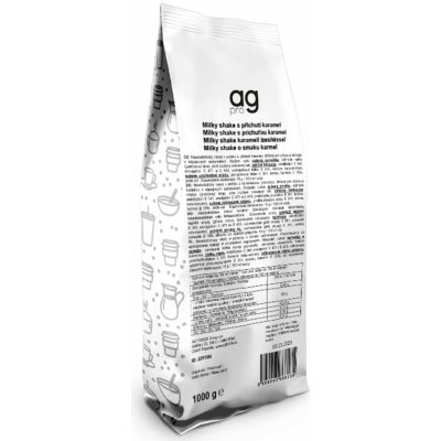 AG FOODS AG PRO Milky shake s příchutí karamel 1000 g – Zboží Dáma