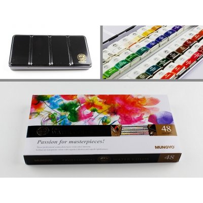 Mungyo Professional Watercolor Set Of 48