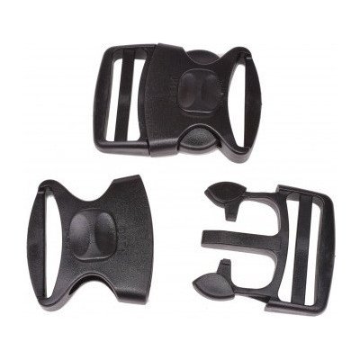 Prima-obchod Spona trojzubec s pojistkou průvlek 5cm, barva Černá – Zboží Mobilmania