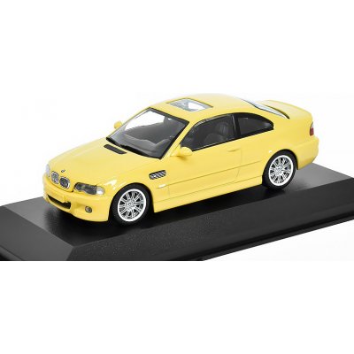 Maxichamps BMW M3 E46 2001 žlutá 1:43 – Zboží Mobilmania