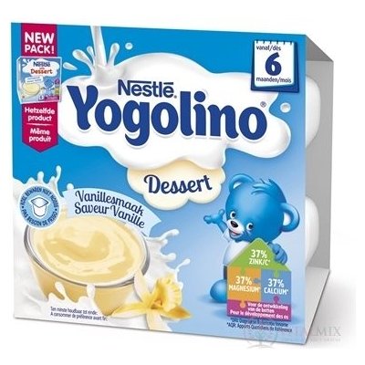 Nestlé YOGOLINO Vanilka dezert 4 x 100 g – Hledejceny.cz