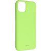 Pouzdro a kryt na mobilní telefon Pouzdro Jelly Case ROAR iPhone 11 Pro MAX - Limetková