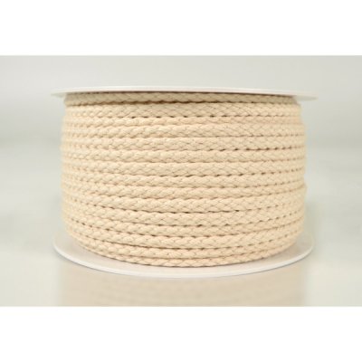 Takoy Pletená bavlněná šňůra režná 5 mm premium – Zboží Dáma