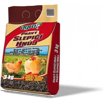 Agro pravý slepičí hnůj 3 kg – Sleviste.cz