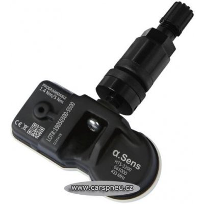 TPMS senzor | AUTEC alpha.sens Bluetooth BLE 662050B černý | Tesla 1490750-00-A – Zboží Mobilmania