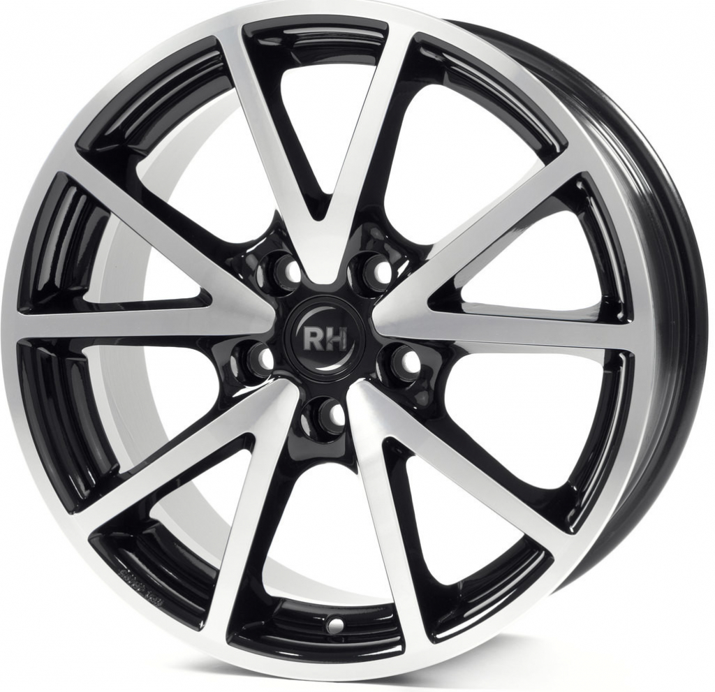 RH DE Sports 431 8x17 5x112 ET35 black polished