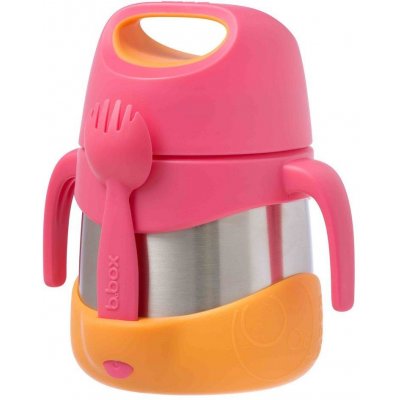 b.box Termoska na jídlo růžová / oranžová 335 ml – Hledejceny.cz