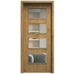 Sapeli Swing Komfort M49 posuvné dub sukatý 70 x 197 cm Čiré sklo – Hledejceny.cz