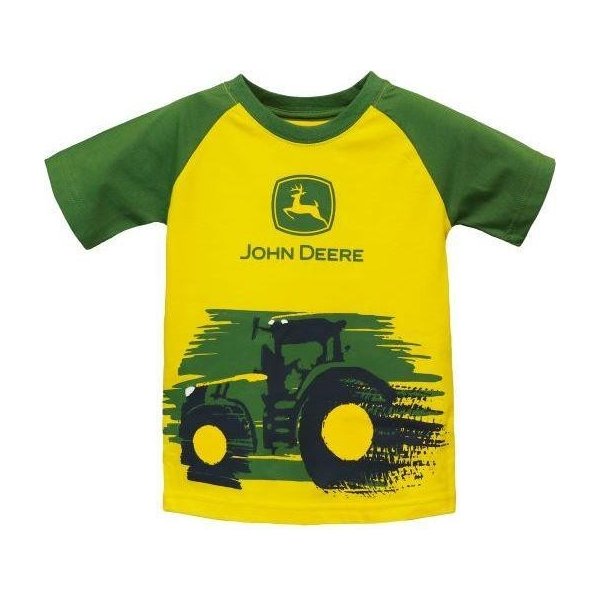 Dětské tričko Tričko dětské John Deere žluto-zelené