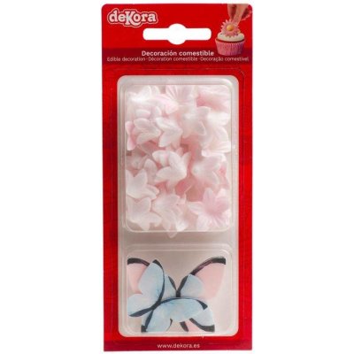 Jedlé dekorace motýli a květy - Dekora – Sleviste.cz