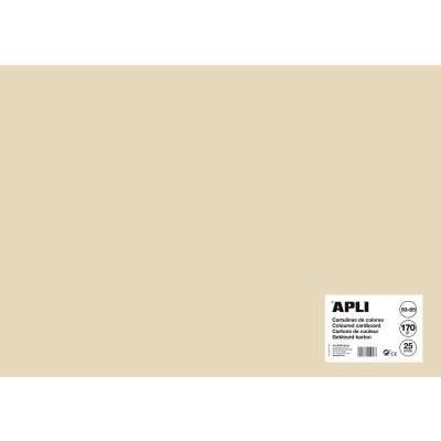 Apli barevný papír čtvrtka A2+ 170g/m 25 listů Barva: Vanilková – Hledejceny.cz