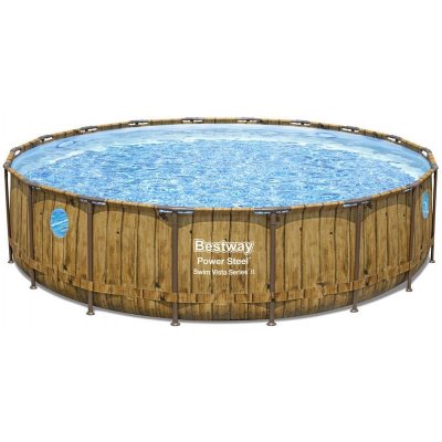 Bestway Power Steel Wood Swim Vista 5,49 x 1,22 m 16977 – Zbozi.Blesk.cz