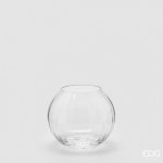 Skleněná váza Nida Optic Sfera čirá, 17x20 cm – Hledejceny.cz