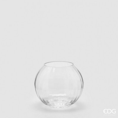 Skleněná váza Nida Optic Sfera čirá, 17x20 cm – Hledejceny.cz