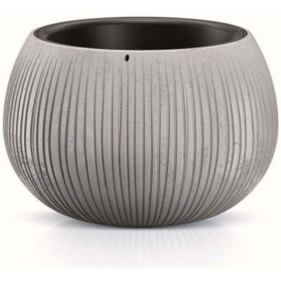 Prosperplast Květináč s vkladem BETON BOWL šedý 18 cm – Zbozi.Blesk.cz
