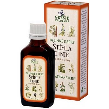 Grešík Štíhlá linie bylinné kapky Devatero bylin 50 ml