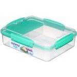 Sistema krabička na svačinu To Go se 3 oddíly 975 ml minty teal – Zboží Dáma