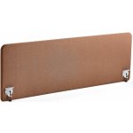 Zone stolový paraván bílé svorky potah Rivet měděná 200 X 65 x 3,6 cm – Zboží Mobilmania