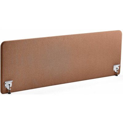 Zone stolový paraván bílé svorky potah Rivet měděná 200 X 65 x 3,6 cm – Zboží Mobilmania