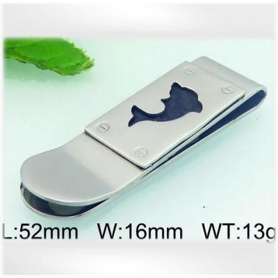 spona na peníze s motivem delfína – Zboží Dáma