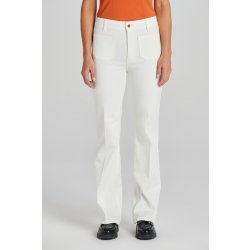 GANT SLIM FLARE WHITE JEANS bílá